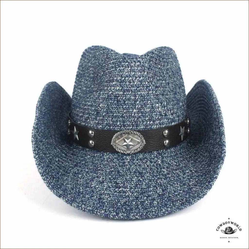 Chapeau de Cowboy Paille Tressée - Cowboy World