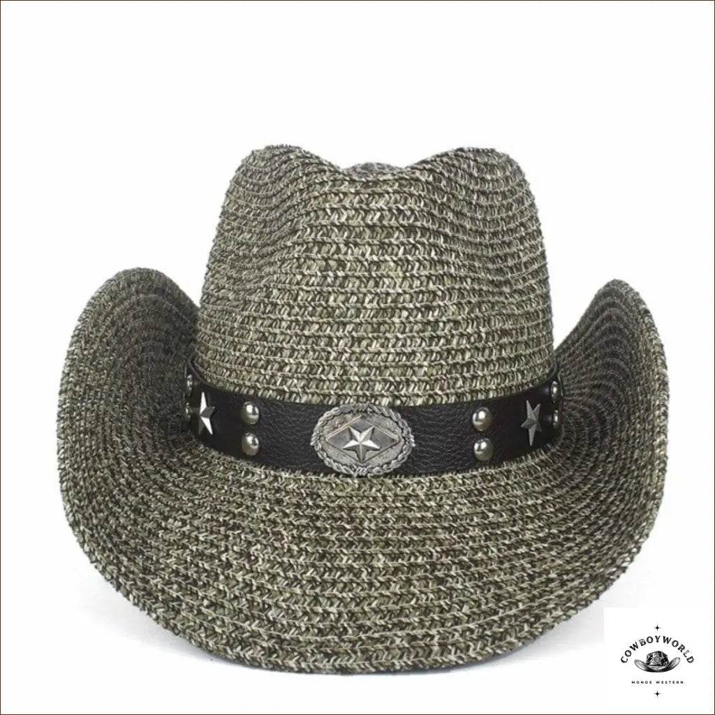 Chapeau de Cowboy Paille Tressée - Cowboy World