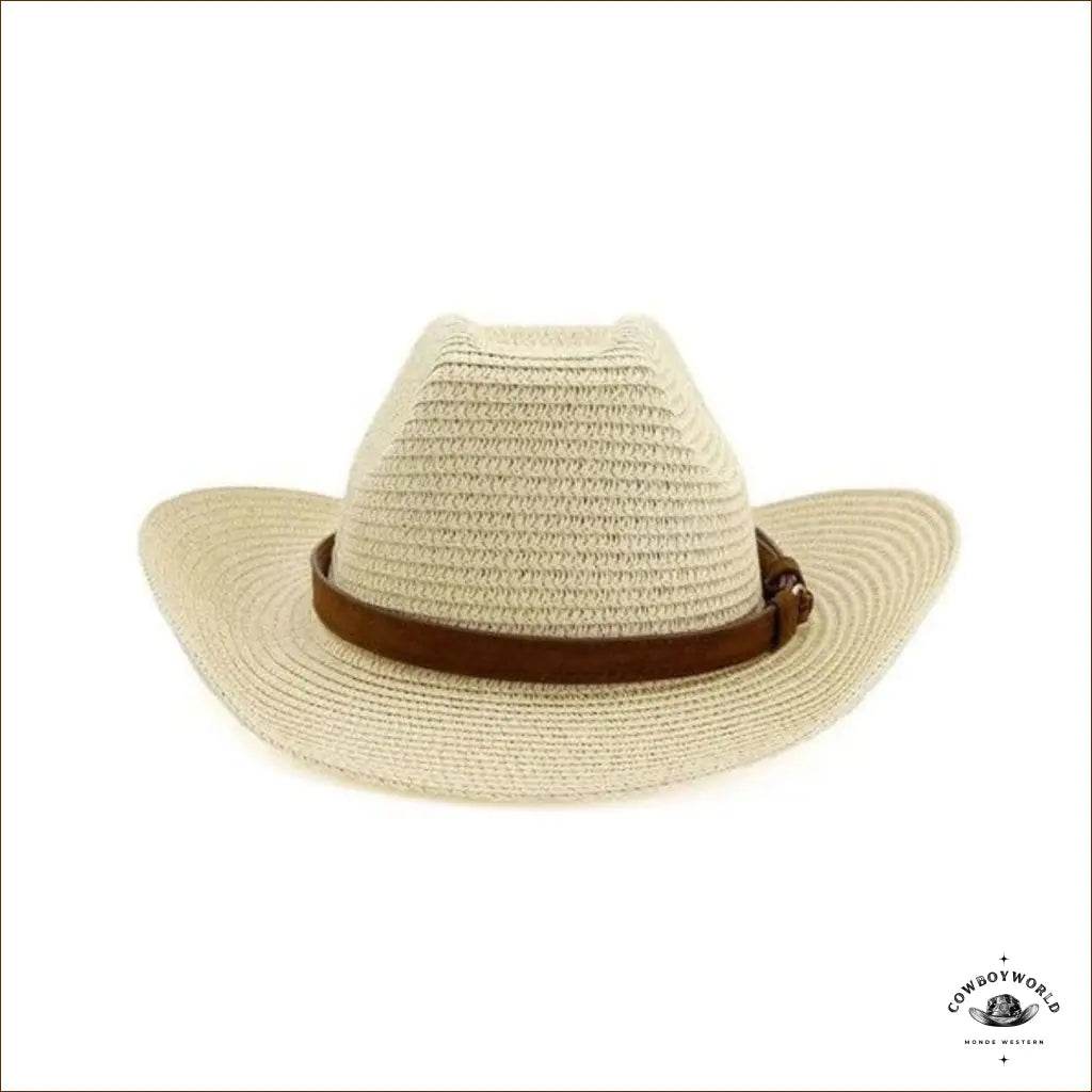 Chapeau de Paille Cowboy Homme - Cowboy World