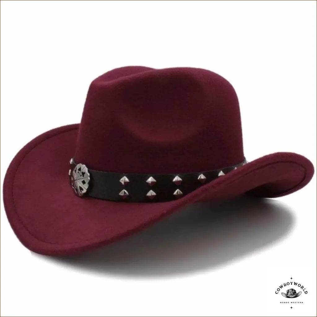Chapeau de Western à Bord Court - Cowboy World