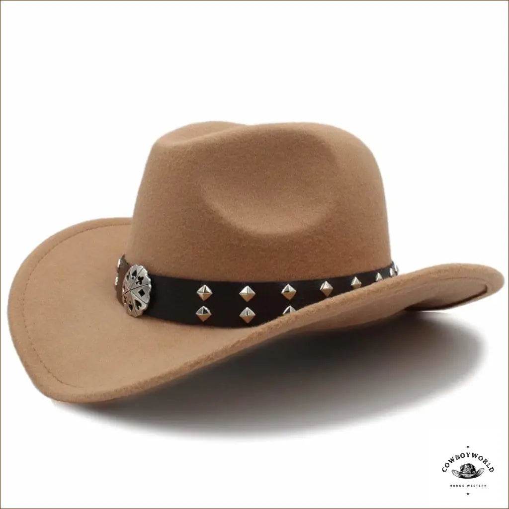 Chapeau de Western à Bord Court - Cowboy World