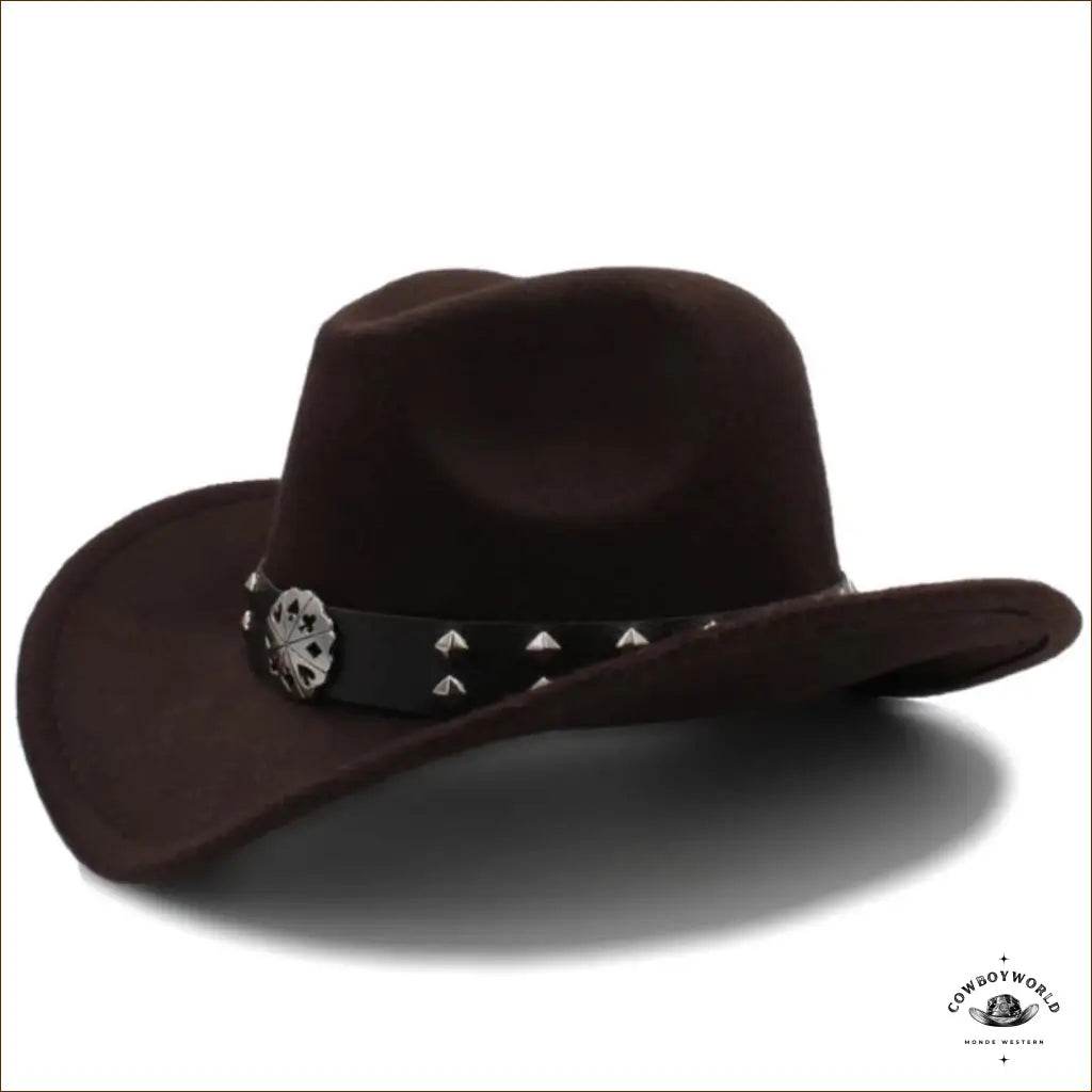 Chapeau de Western à Bord Court - Cowboy World