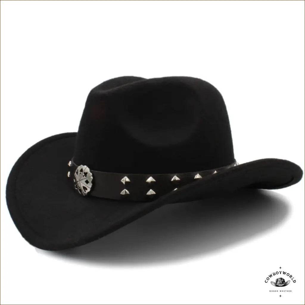 Chapeau de Western à Bord Court - Cowboy World