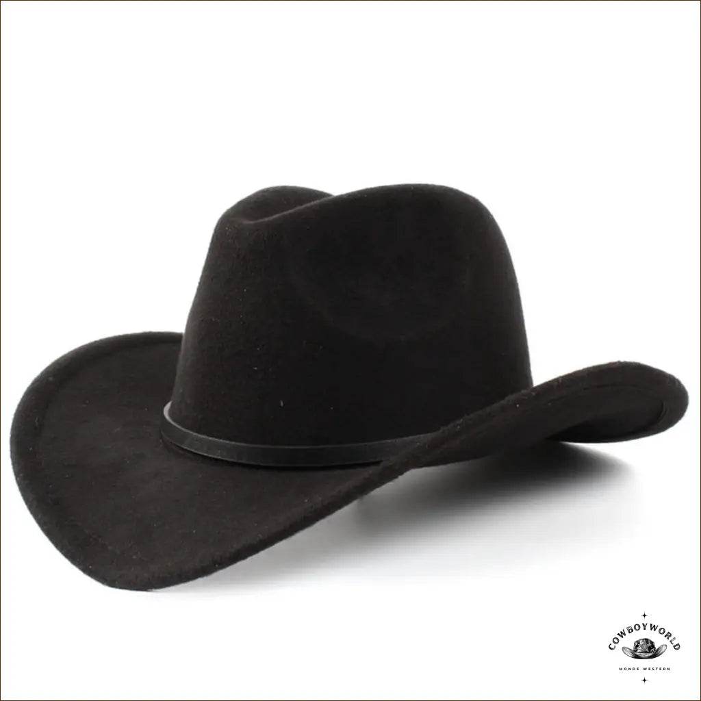 Chapeau de Western Feutre Noir - Cowboy World