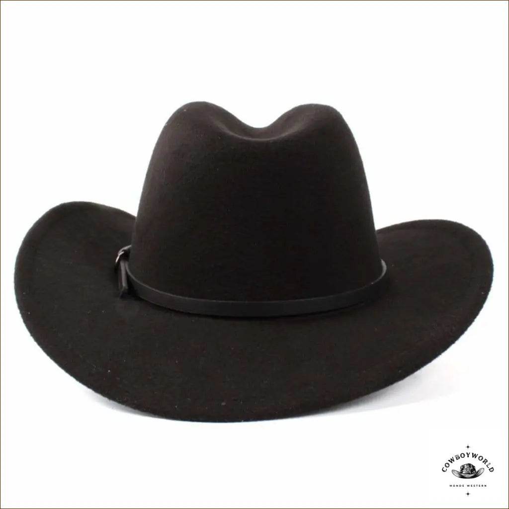 Chapeau de Western Feutre Noir - Cowboy World