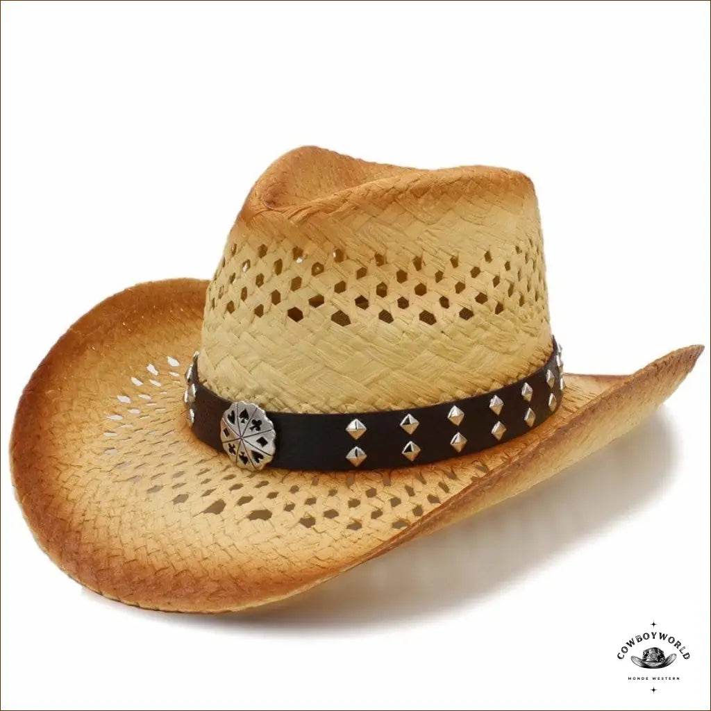 Chapeau en Paille Western Homme - Cowboy World
