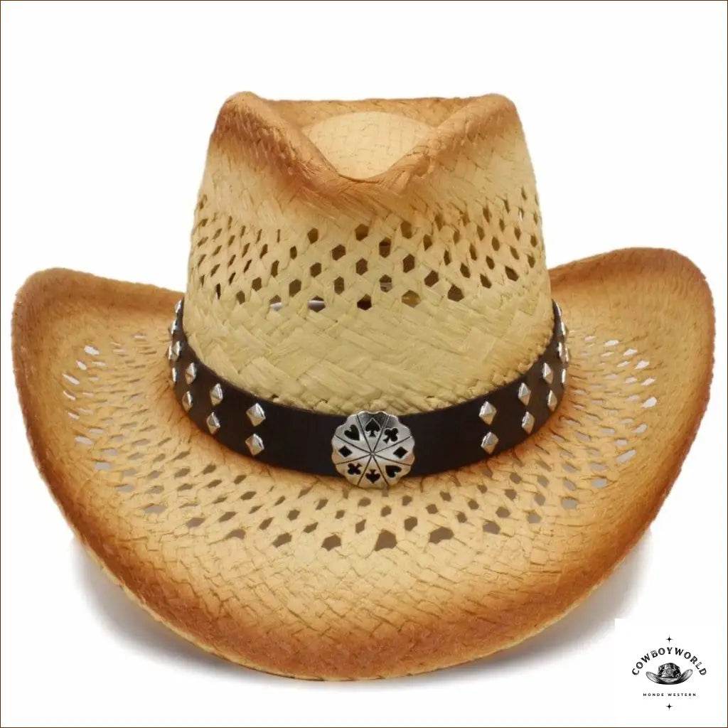 Chapeau en Paille Western Homme - Cowboy World