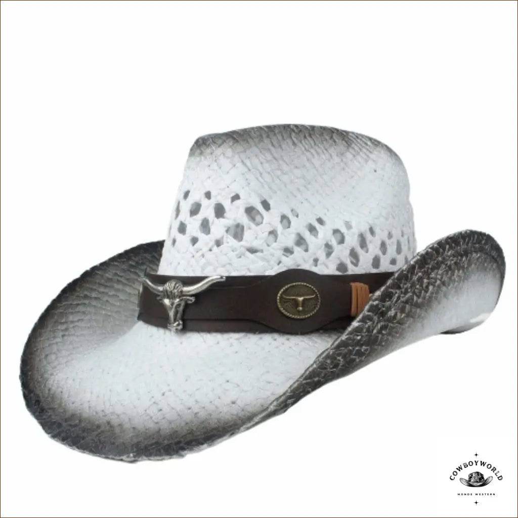 Chapeau Western Blanc