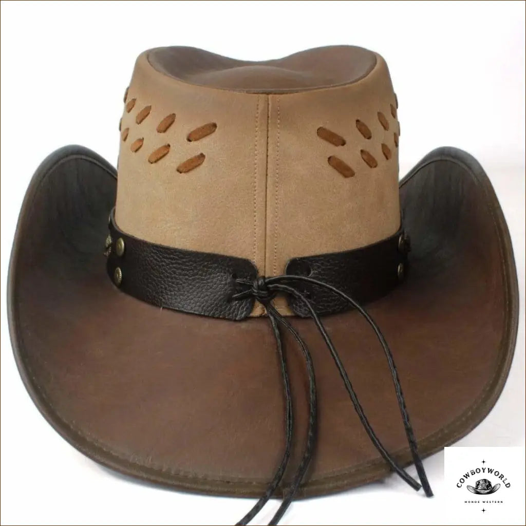 Chapeau Western Country Cuir