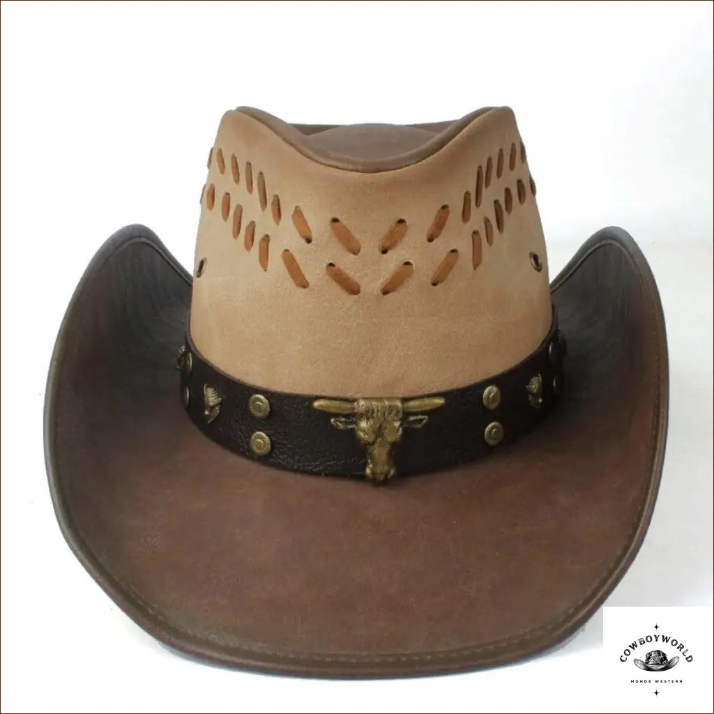 Chapeau Western Country Cuir