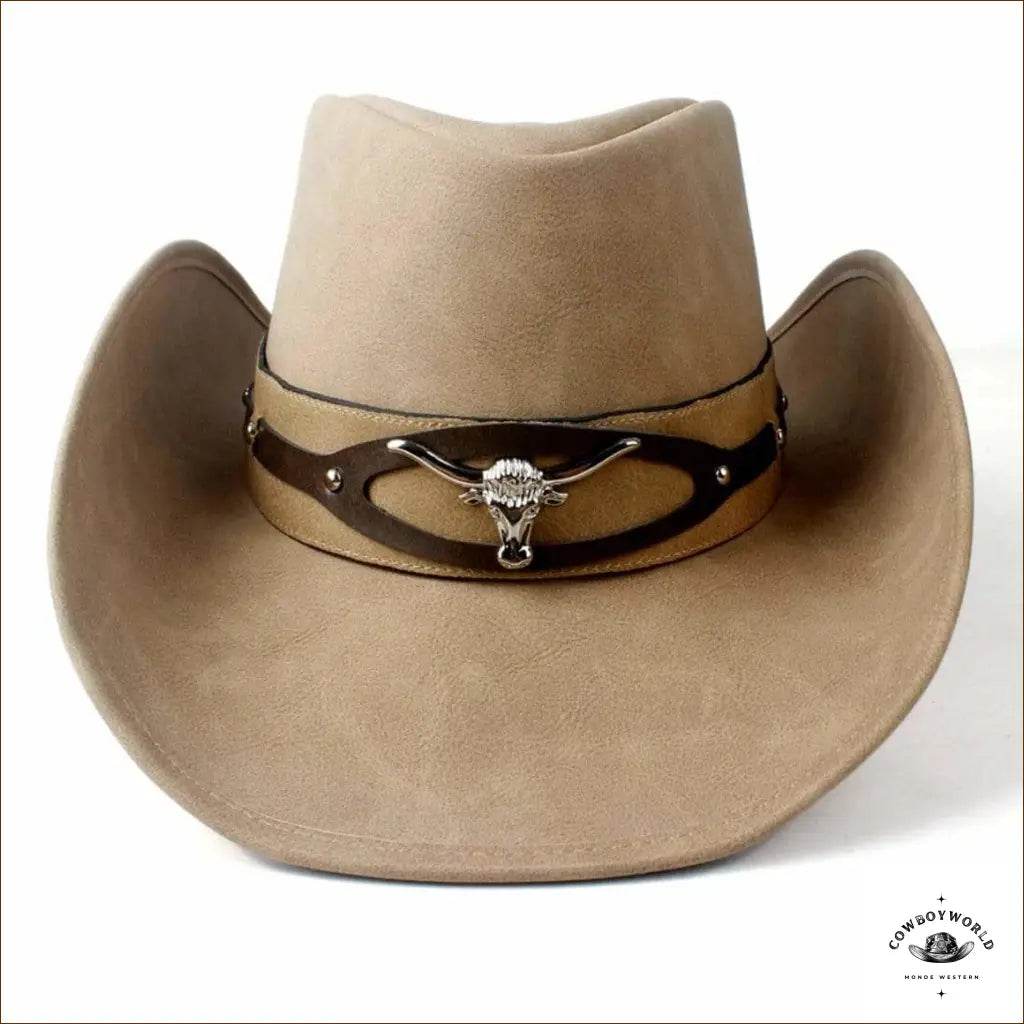 Chapeau Western Écru - Cowboy World