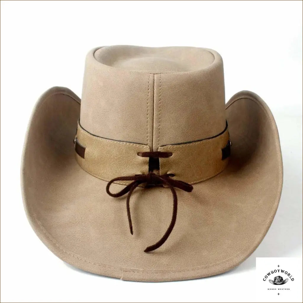 Chapeau Western Écru