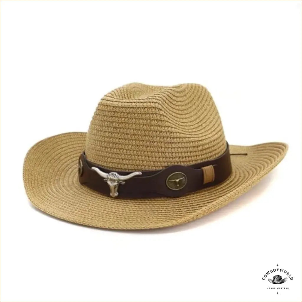 Chapeau Western Paille Homme