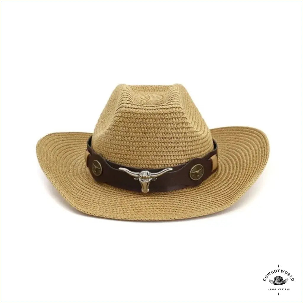 Chapeau Western Paille Homme