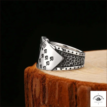 Bague Poker (Argent)