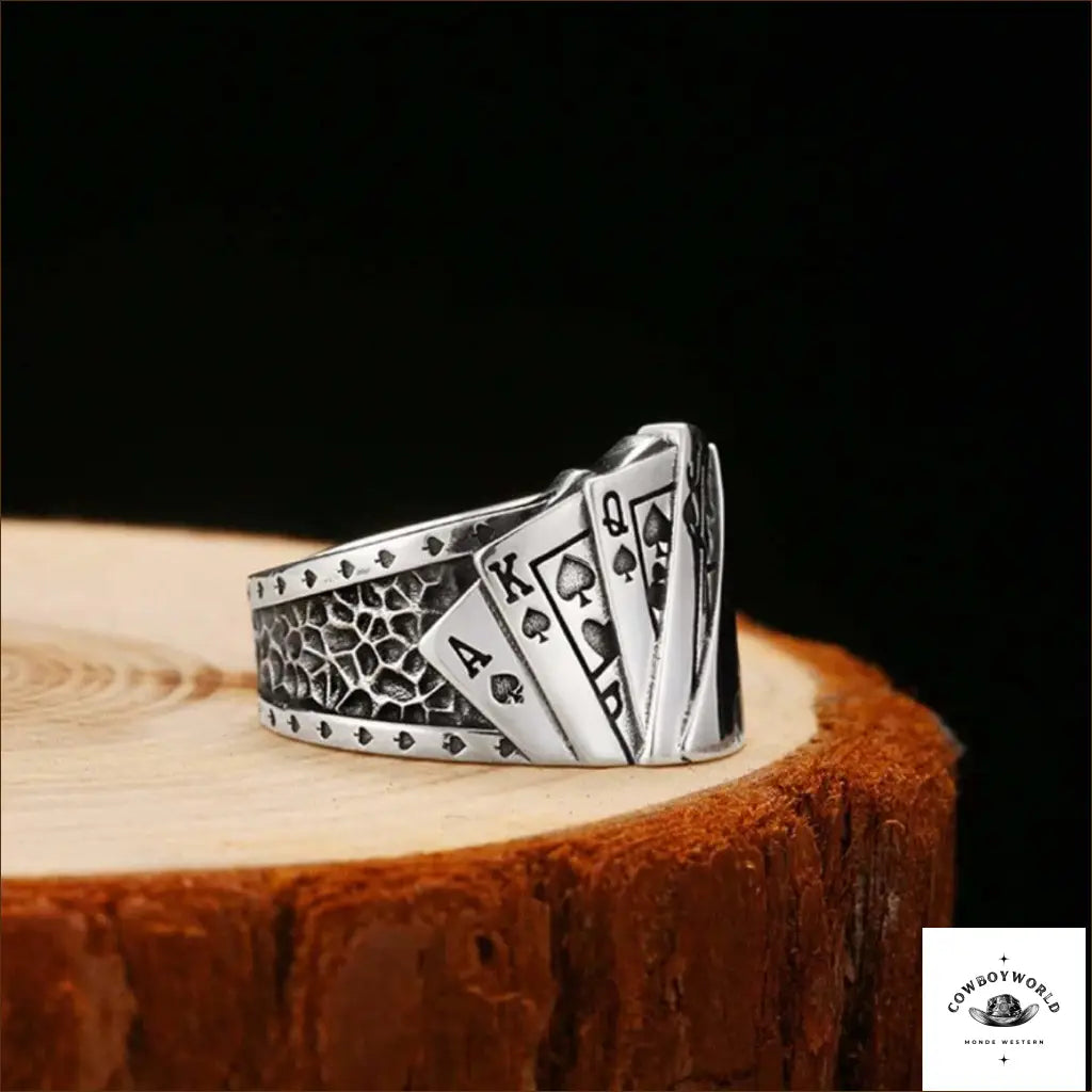 Bague Poker (Argent)