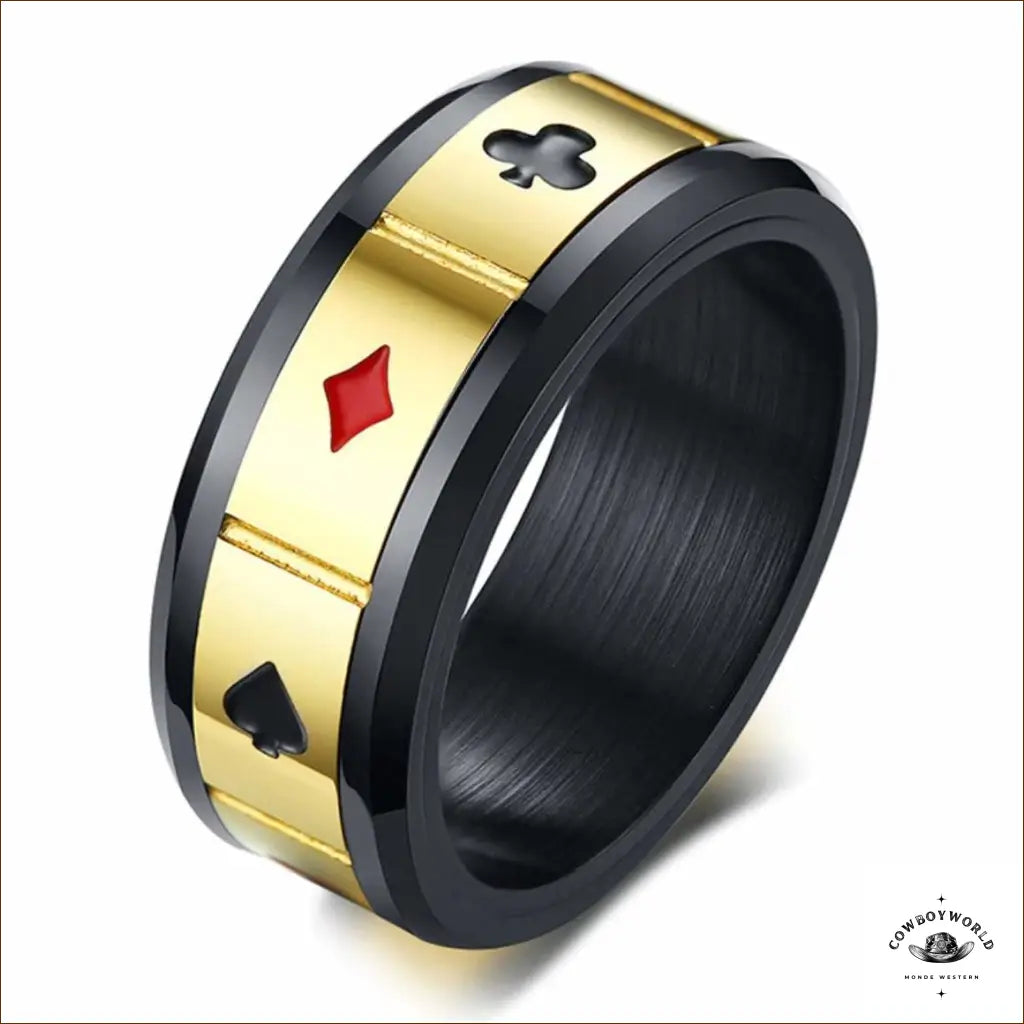 Bague Western Poker