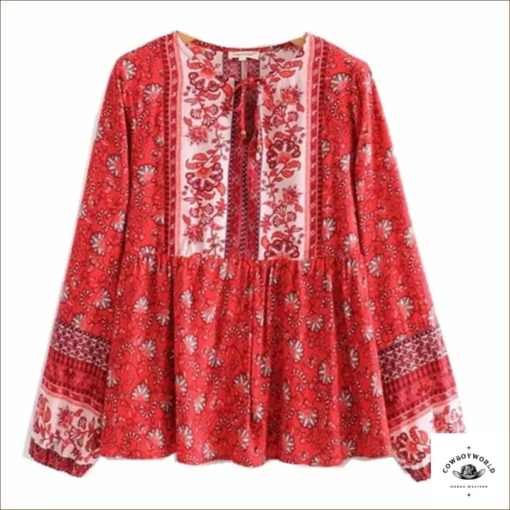 Blouse Western Rouge