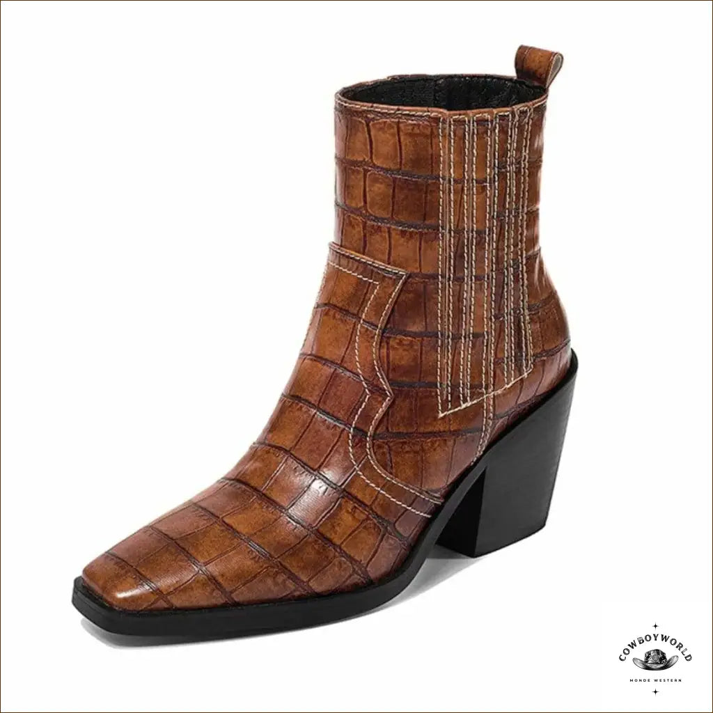 Bottes Western Crocodile