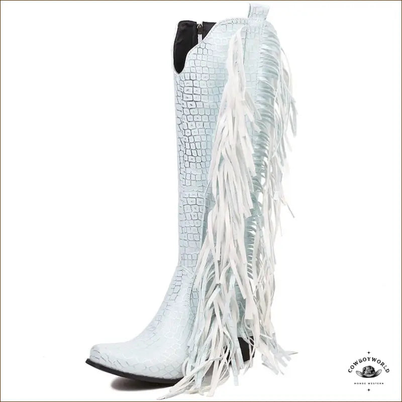 Bottes Western Femme Blanches