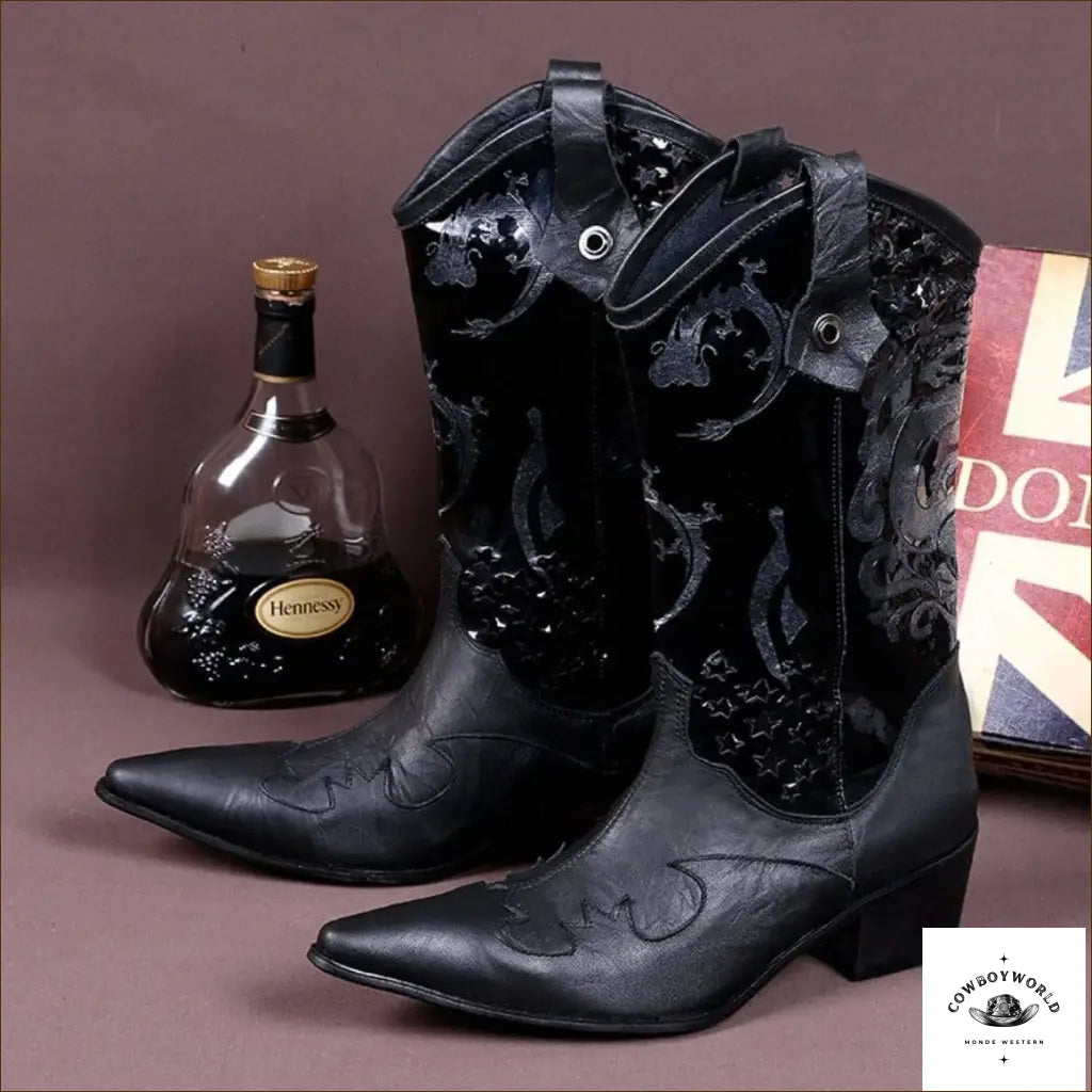 Bottes Western Noires