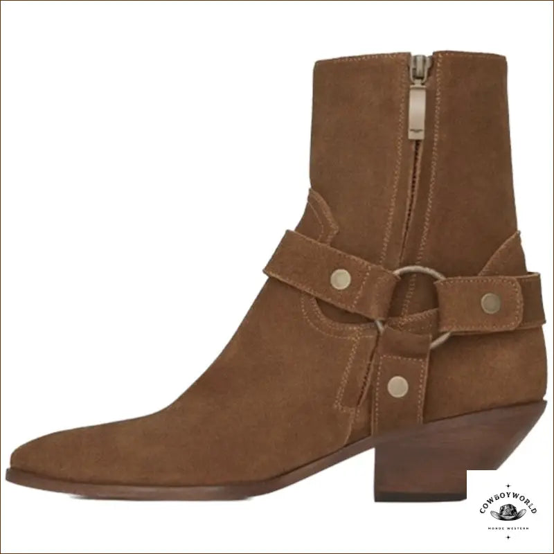 Bottines Cowboy Daim