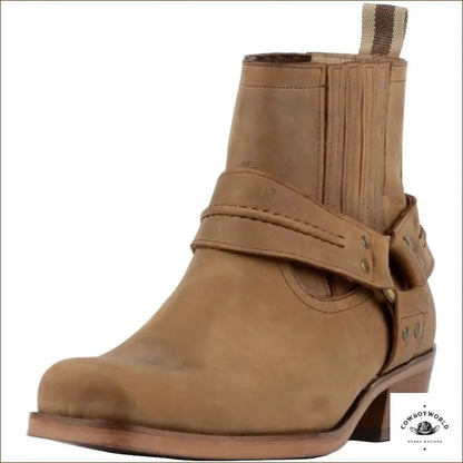 Bottines Cowboy en Cuir Homme