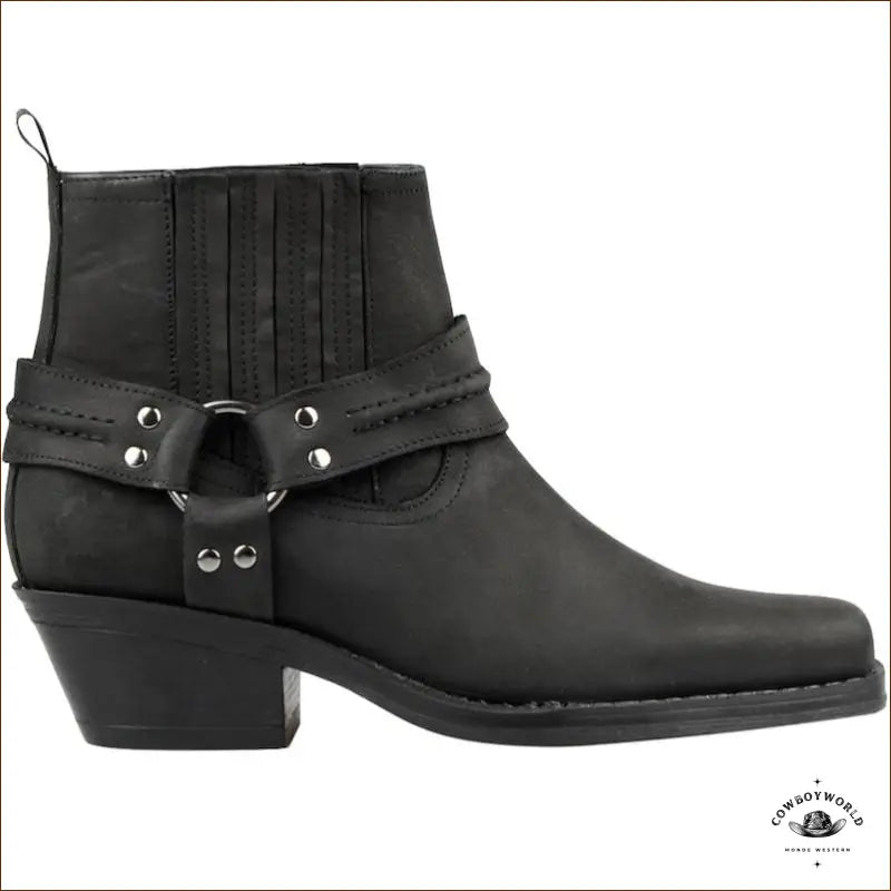 Bottines Femme Noires Country