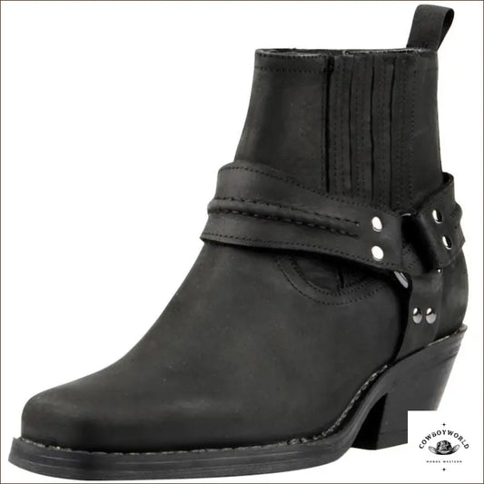 Bottines Femme Noires Country
