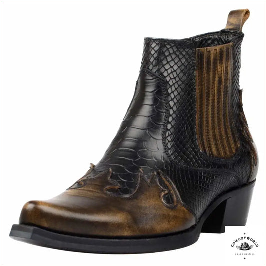 Bottines Homme Cuir Country