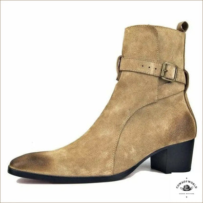 Bottines Western Beige