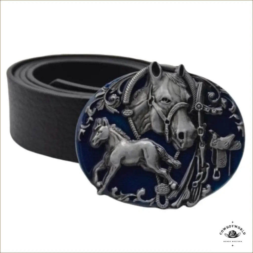 Boucle de Ceinture Cowboy Cheval