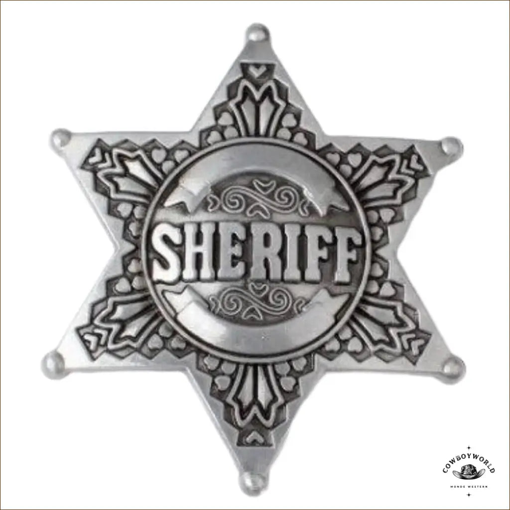 Boucle de Ceinture Western Sheriff