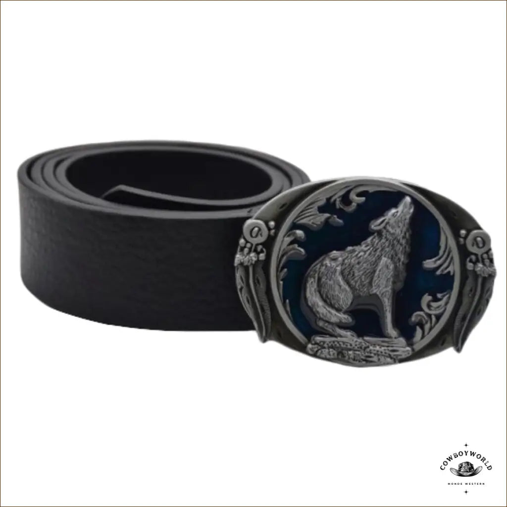 Boucle de Ceinture Western The Wolf