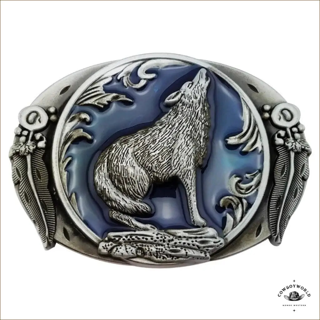 Boucle de Ceinture Western The Wolf