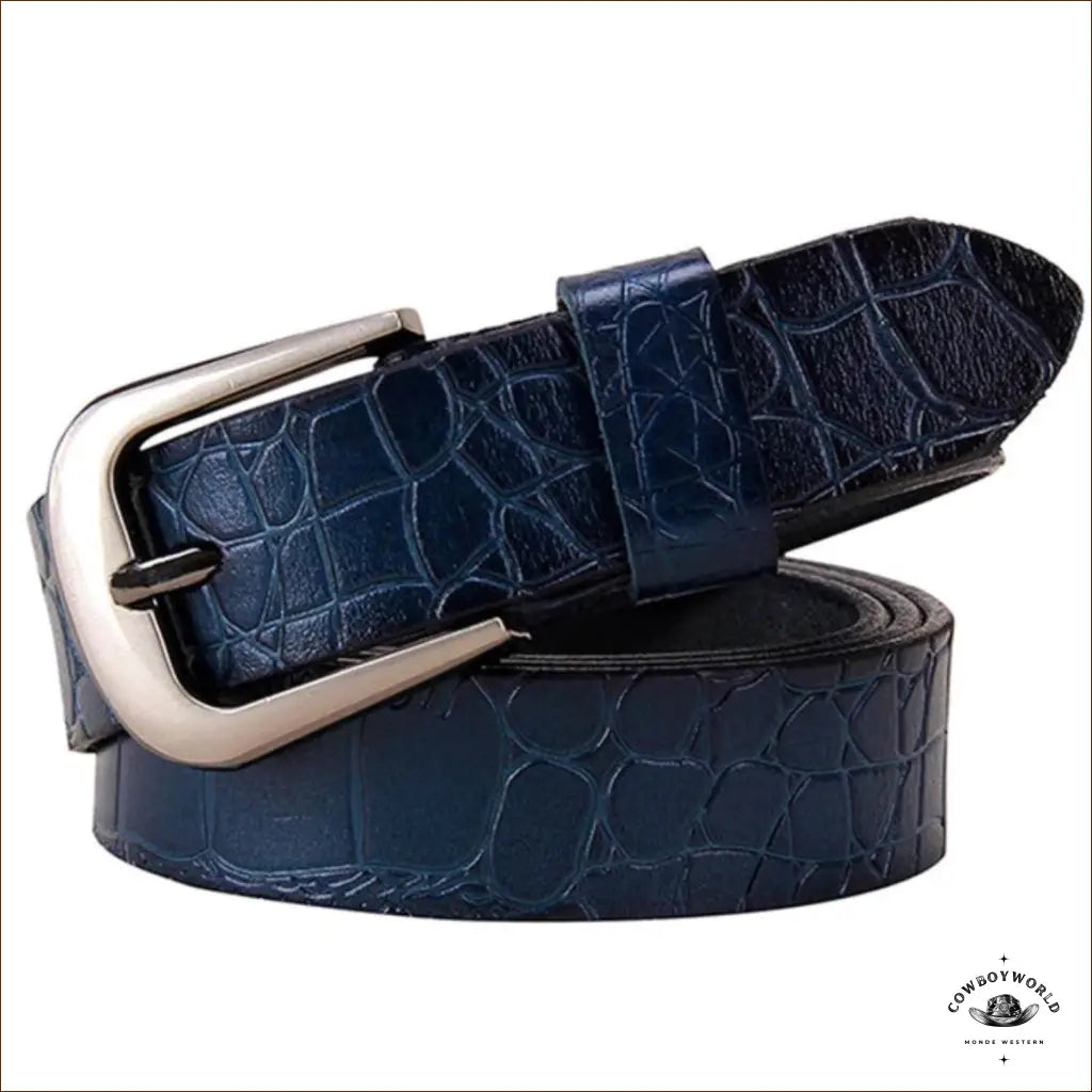 Ceinture Cowboy Femme Bleue