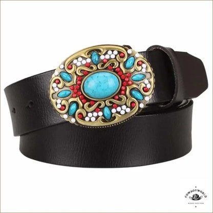 Ceinture Cowboy Turquoise