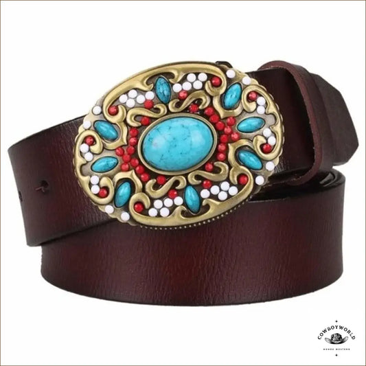 Ceinture Cowboy Turquoise