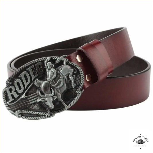 Ceinture Cuir Cowboy