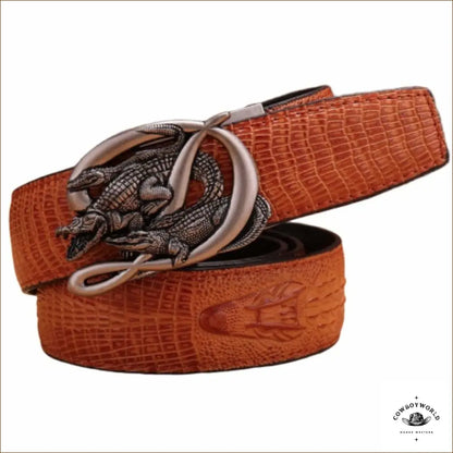 Ceinture Cuir Western Homme