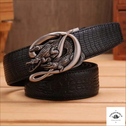 Ceinture Cuir Western Homme