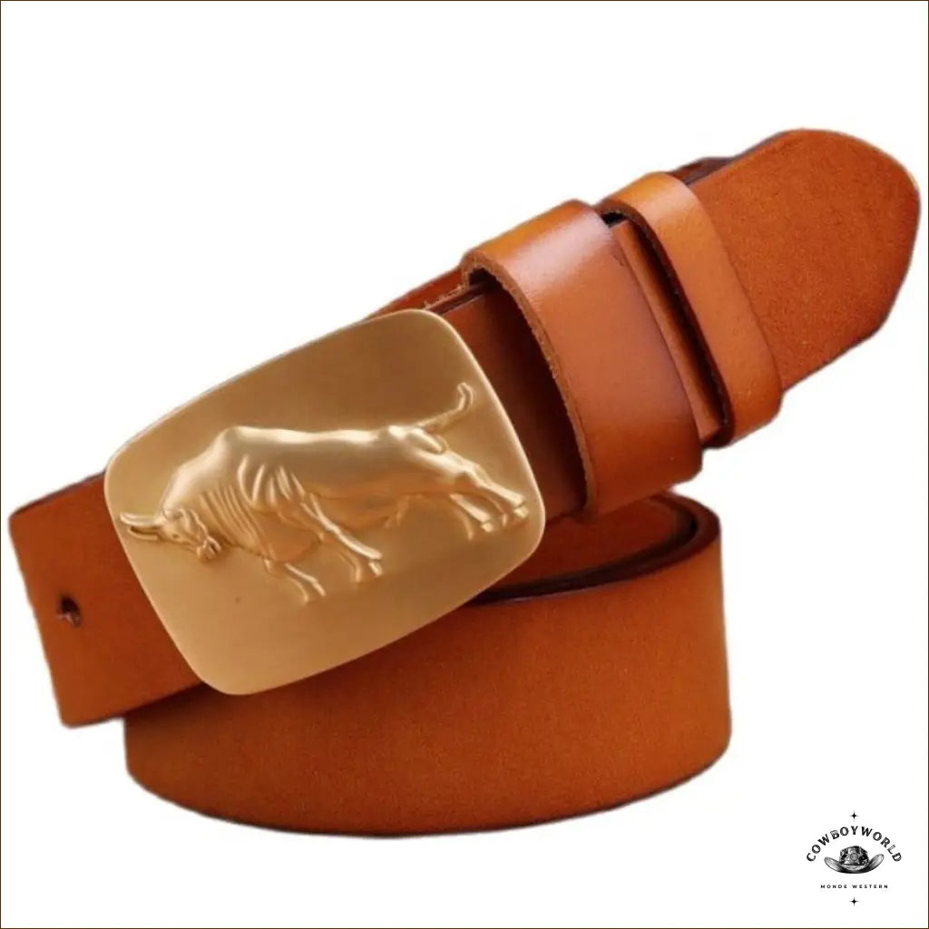 Ceinture de Western Couleur Camel