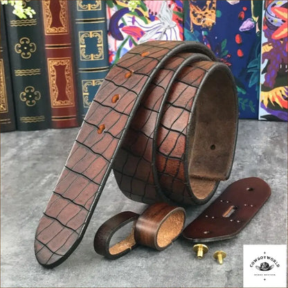 Ceinture de Western Couleur Cognac