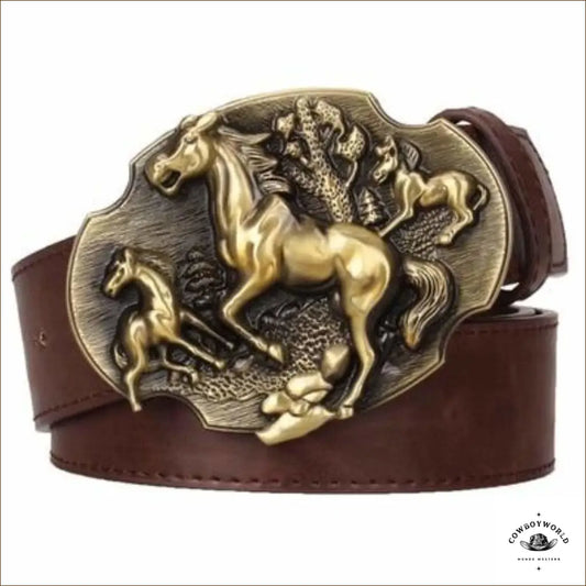 Ceinture de Western en Cuir