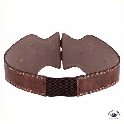 Ceinture Double Boucles Western Femme