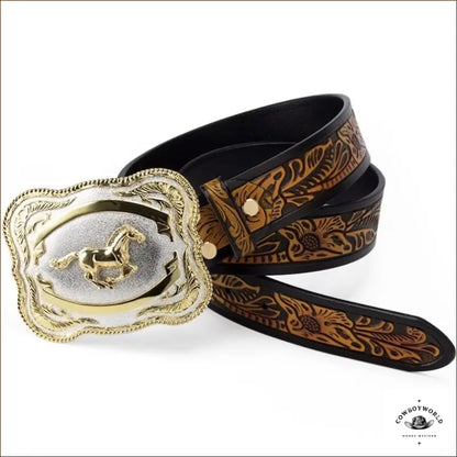 Ceinture Femme Avec Boucle Western