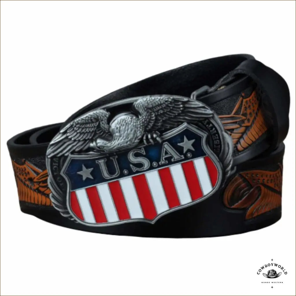 Ceinture Western Cuir Homme