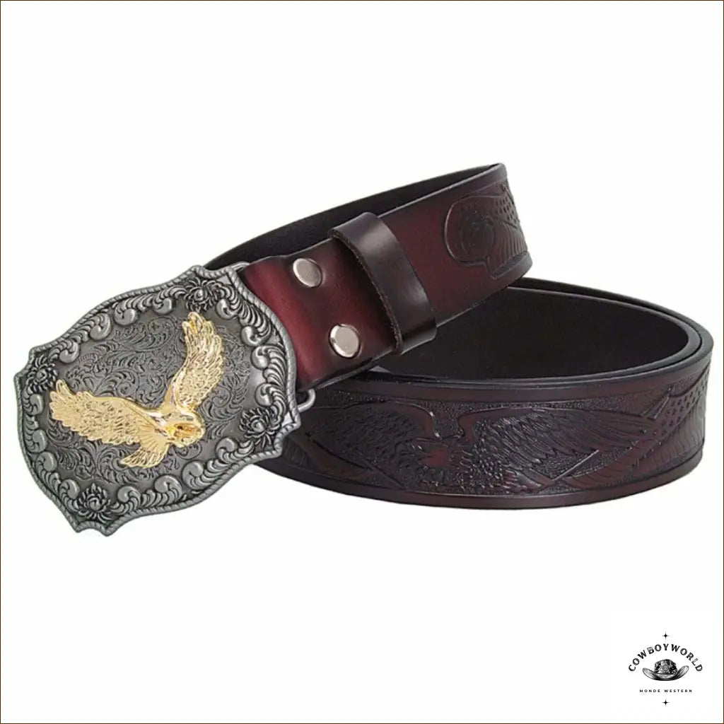 Ceinture Western Cuir Noir