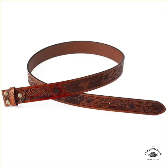 Ceinture Western Pour Boucle Interchangeable