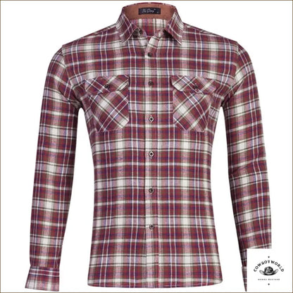 Chemise à Carreaux Cowboy Homme